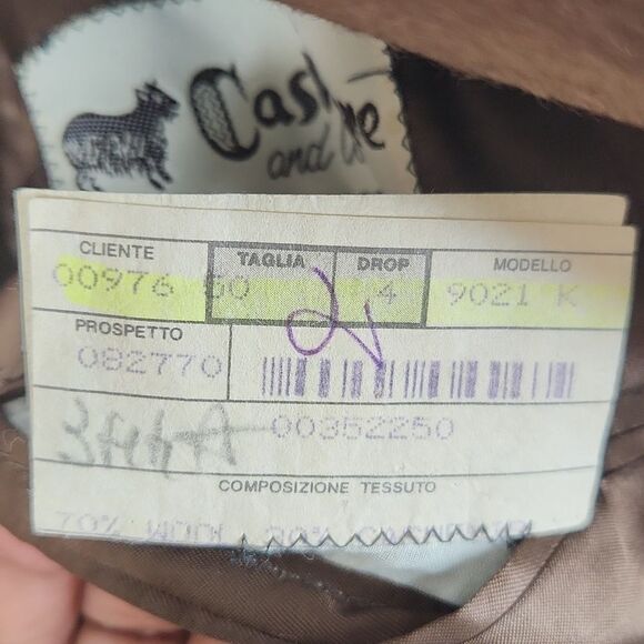 Ermenegildo Zegna Cashmere And Wool 2 Button Sport Coat Blazer Italy 50 US 40 - Picture 7 of 12